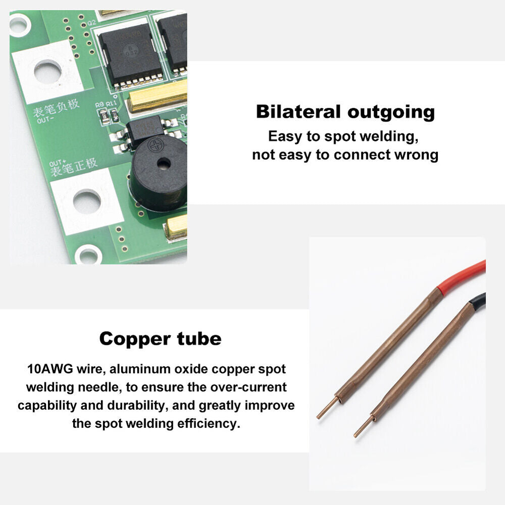 12V DIY Welder Circuit Control Board for Spot Welding Machine Battery 10AWG 300A