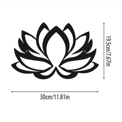 Metal Art Lotus Shape Wall Decorations, Indoor Fashion Wall Hanging Wall Decor