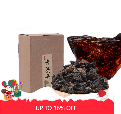 Puerh Tea Ripe Tea Old Tea Head Aged Dry Storage Pearl Tea Head Lao Cha Tou 500g