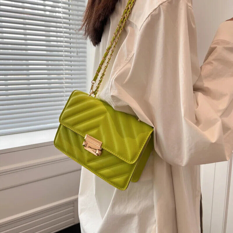 Women Bag Purple Trendy Shoulder Bag Square Bag Crossbody Bag Handbags Women