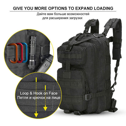 25L Military Rucksacks Tactical Assault Backpack 1000D Nylon Hunting Bag Sports