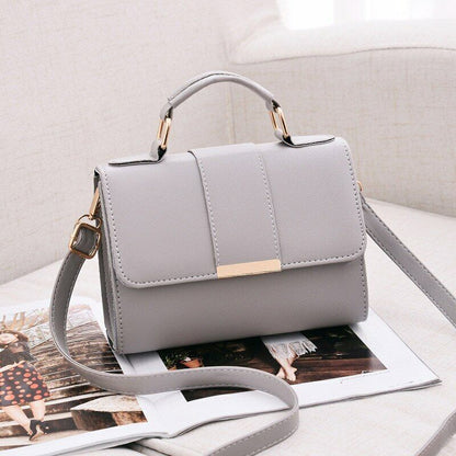 PU Leather Handbags Summer Fashion Women Small Flap Solid Female Crossbody Bags