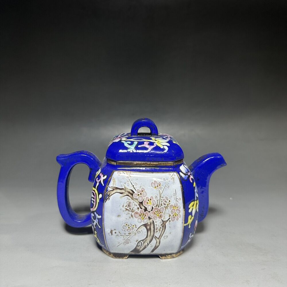 vintage chinese yixing purple clay teapot zisha ceremony teaware collection rare
