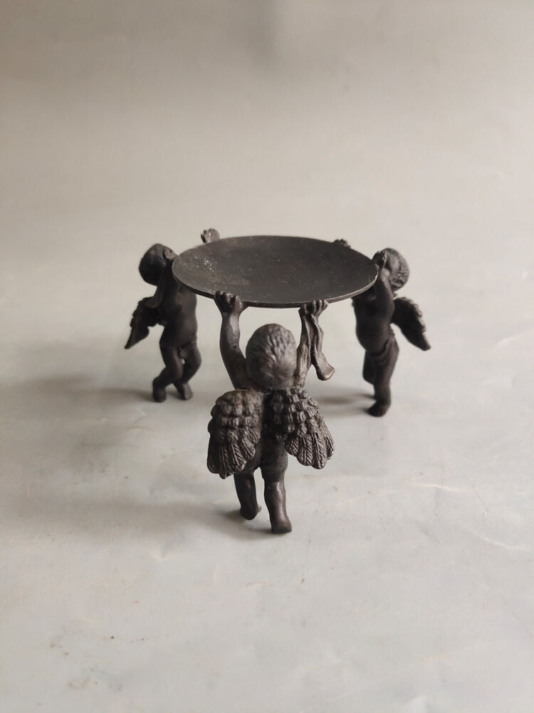 China's ancient pure copper three cat wax platform