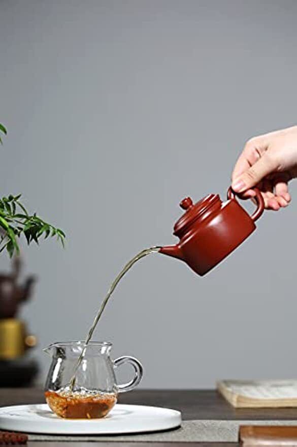 Yixing Clay Teapot 7oz Chinese Zisha Tea Pot Handmade Dahongpao Kungfu Tea Set