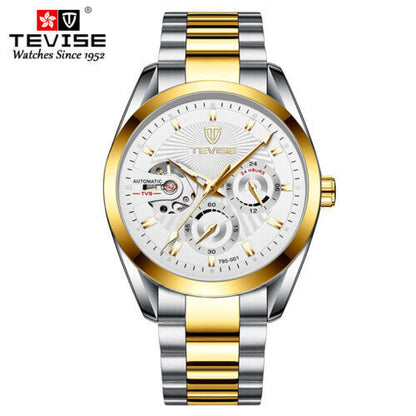 Tevez fashion men's fully automatic mechanical wrist watch