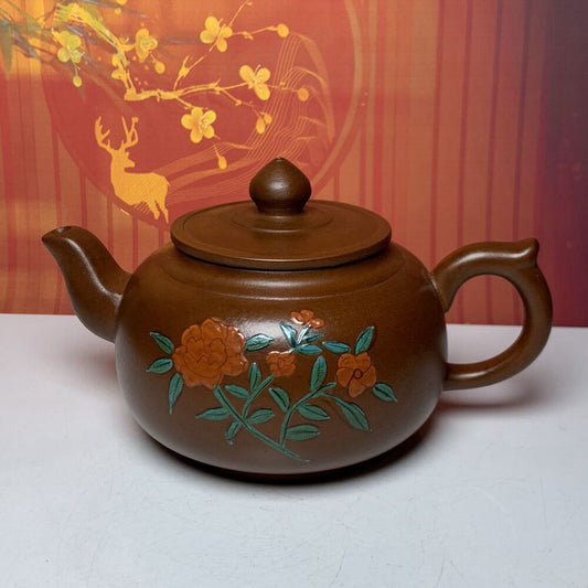 Vintage Chinese Yixing Purple Clay Teapot Zisha Ceremony Nice Teaware Collection