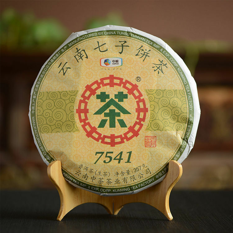 Classic 7541 Raw Pu-erh Sheng Cha 357g Cake Zhongcha Chinese Pu'er Puer Tea 2019