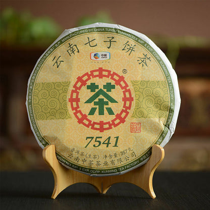 Classic 7541 Raw Pu-erh Sheng Cha 357g Cake Zhongcha Chinese Pu'er Puer Tea 2019
