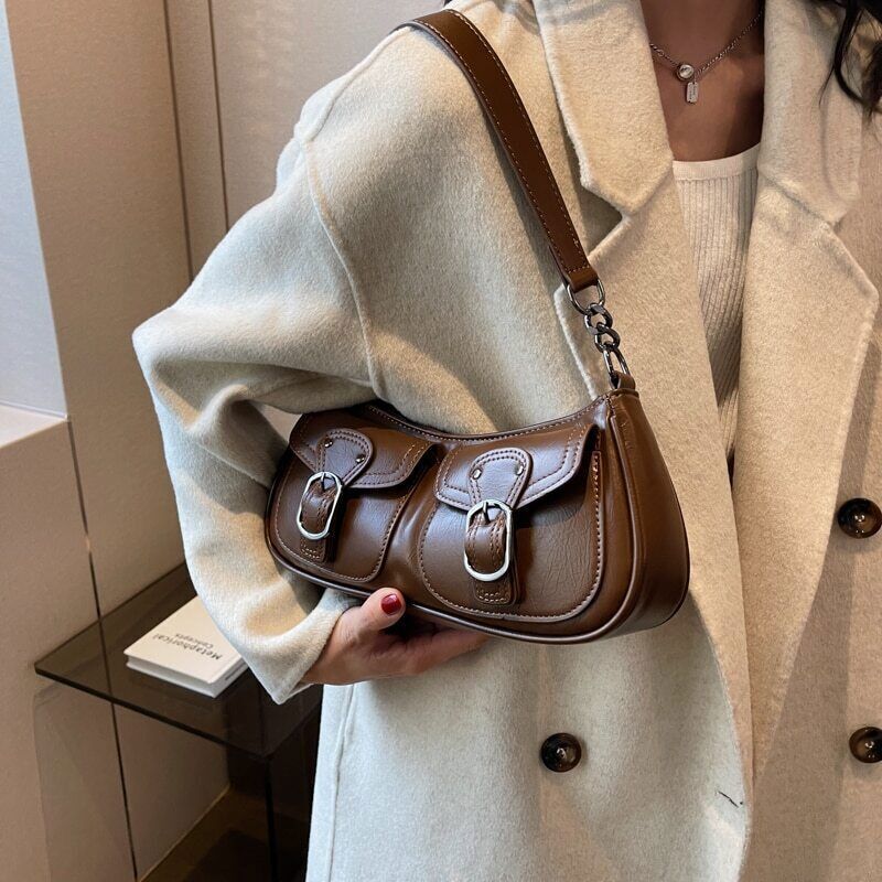 Shoulder Bag Women Female Small Pocket Underarm Handbags and Purses