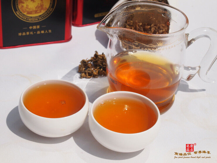 500g Yunnan Dian Hong Tea Red Whorl Tea, Yunnan Black Tea Loose TEA Warm Body