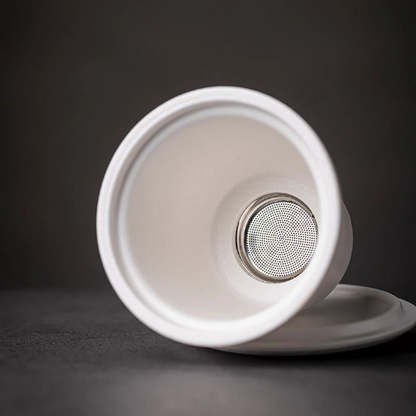 Creative Mountain Ceramic Tea Mug with Infuser