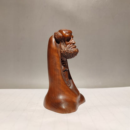 vintage buddha antique wood carved figures gift wooden dharma statue carving