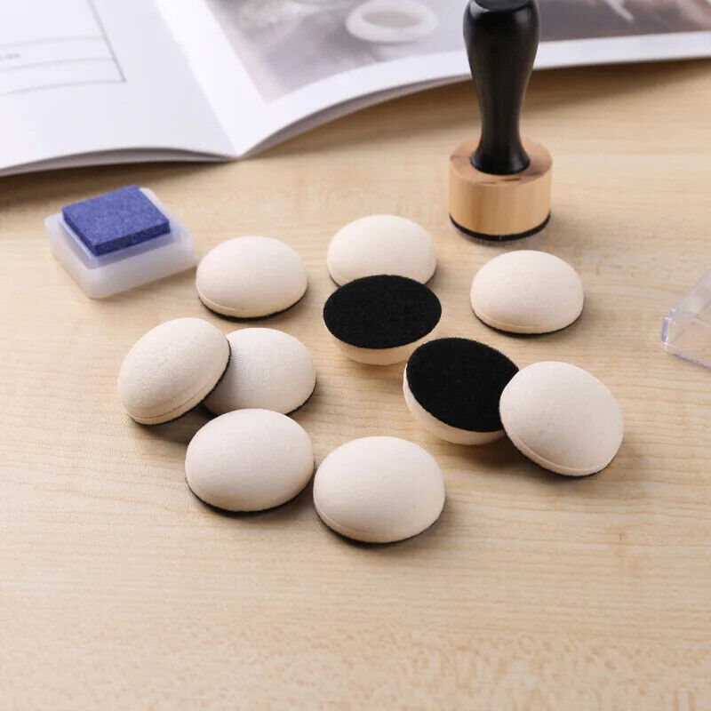 Scrapbooking Stamping Tool Round Domed Foam Refill Mini Ink Blending Jar 10-50Pc