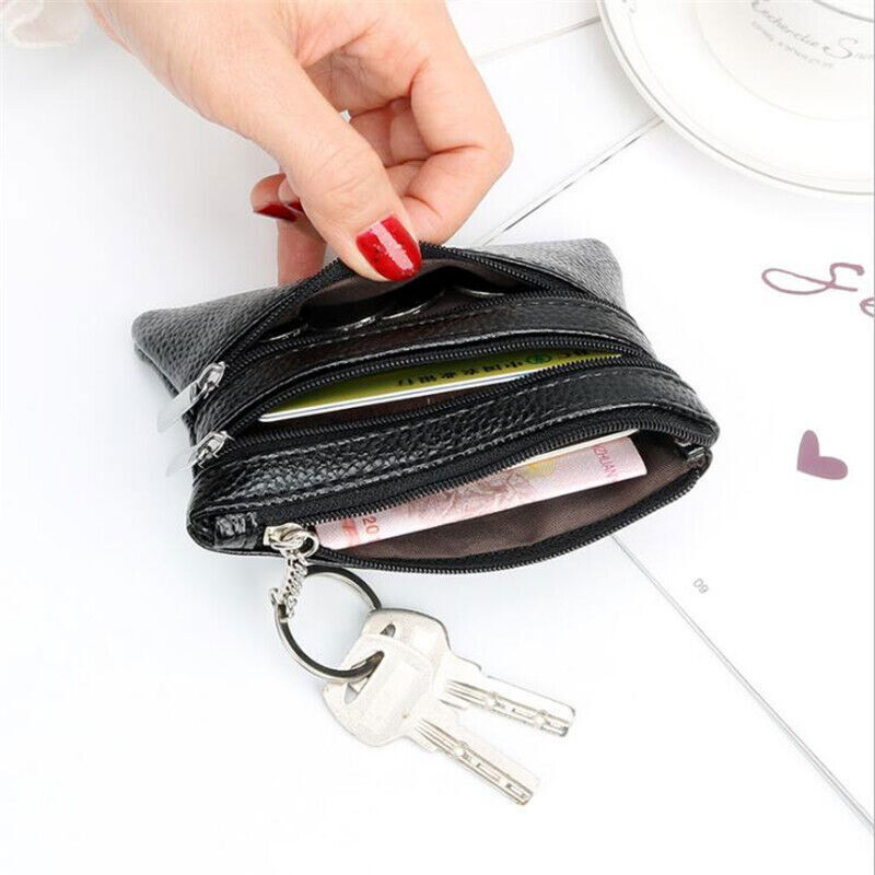 Leather Purse Women Small Wallet Purses Mini Zipper Money Bags Pocket Wallets