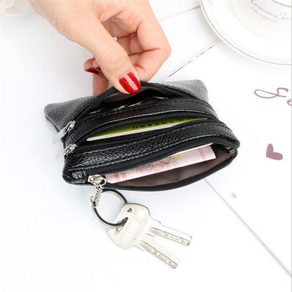Leather Purse Women Small Wallet Purses Mini Zipper Money Bags Pocket Wallets