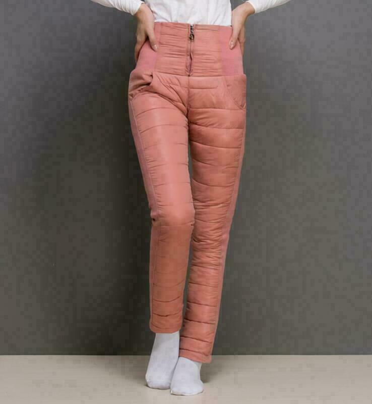 Women Winter Sweet Fashion Pant Outwear Duck Down Puffer Warm Long Trousers New
