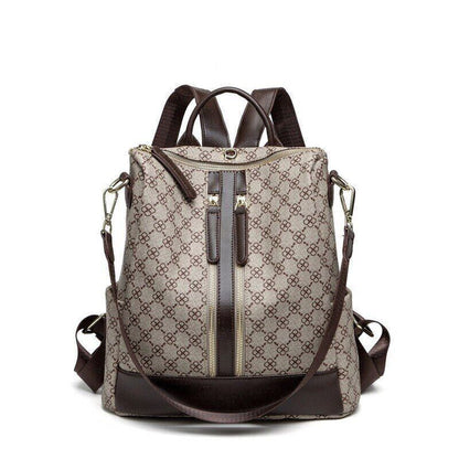 Women Pack Bag Bags Brand Design Monogram Anti-theft Backpack Girl Printing