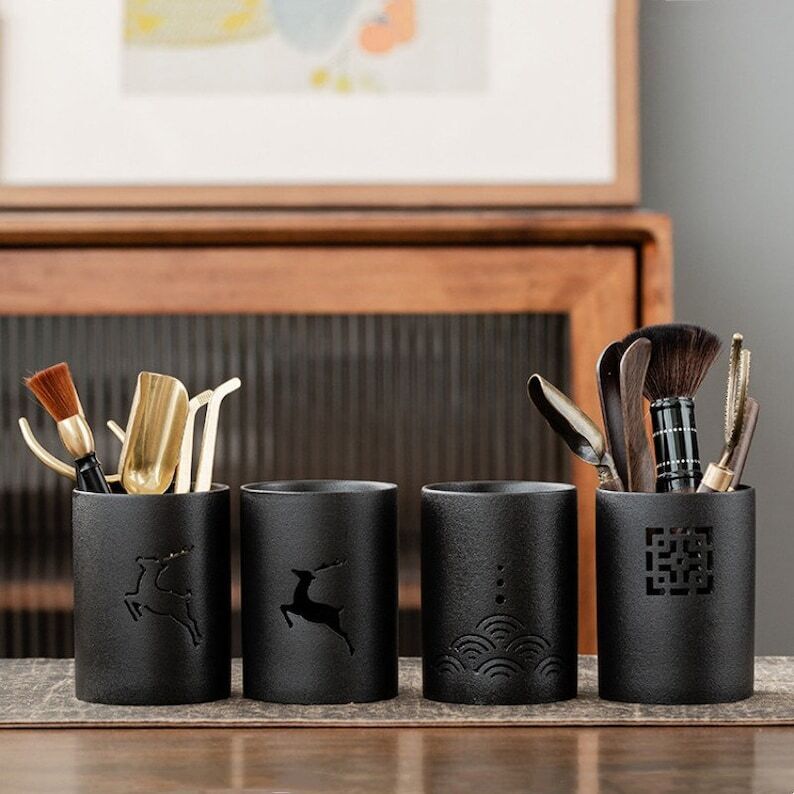 Chinese Ceramic Tea Ceremony Six Gentlemen|Tea Accessories