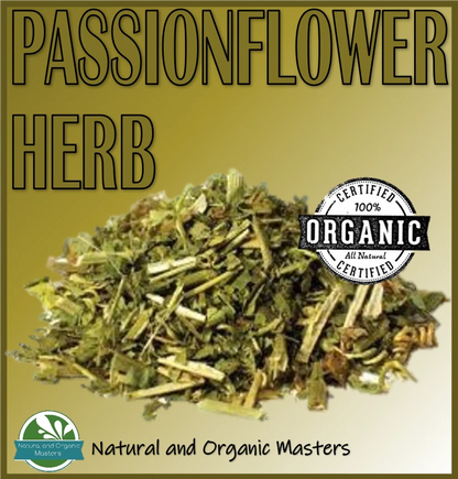 PASSIONFLOWER HERB - Organic Tea- Passiflora incarnata - Herbal Passion Flower