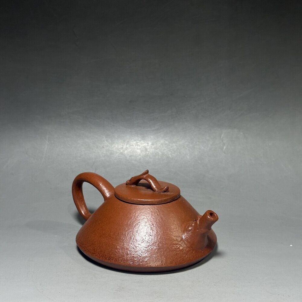 vintage chinese yixing purple clay teapot zisha ceremony carving Collectible art