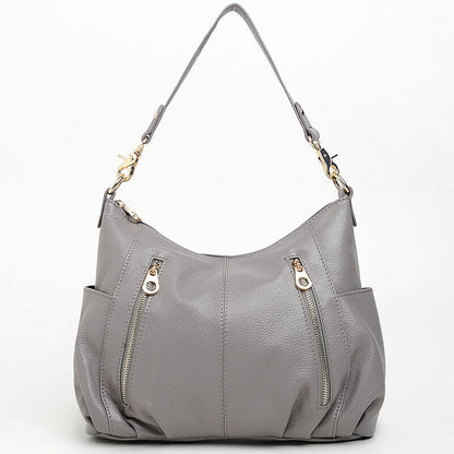 100% Genuine Leather Women's Classic Handbag Crossbody Shoulder Bag Satchel Tote