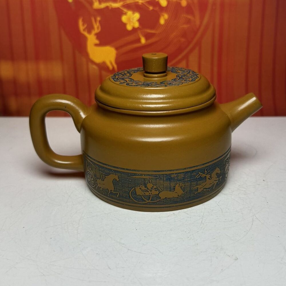 Vintage Chinese Yixing Purple Clay Teapot Zisha Ceremony Gift Teaware Exquisite