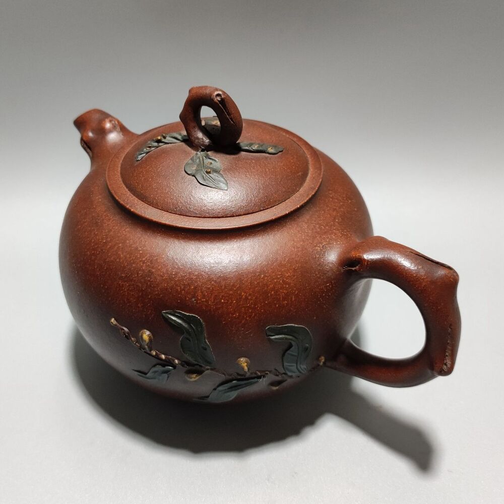 Vintage Chinese Yixing Purple Clay Teapot Zisha Ceremony Fashion Gift Teaware