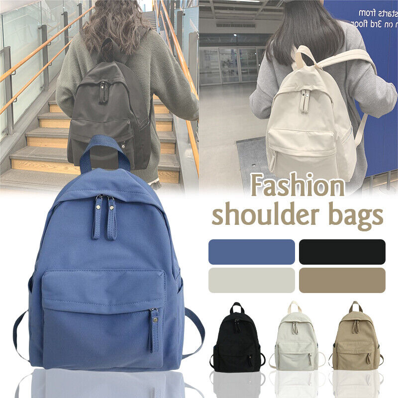 Unisex Students Shoulders Bag College Backpack School Bag Book Anti-theft