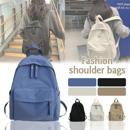 Unisex Students Shoulders Bag College Backpack School Bag Book Anti-theft