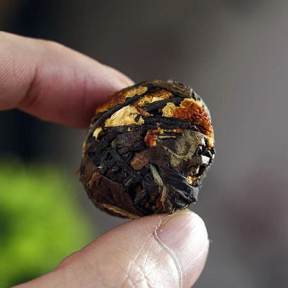 80g/125g/250g Tangerine Peel White Tea Ball Chinese Shoumei Organic White Tea