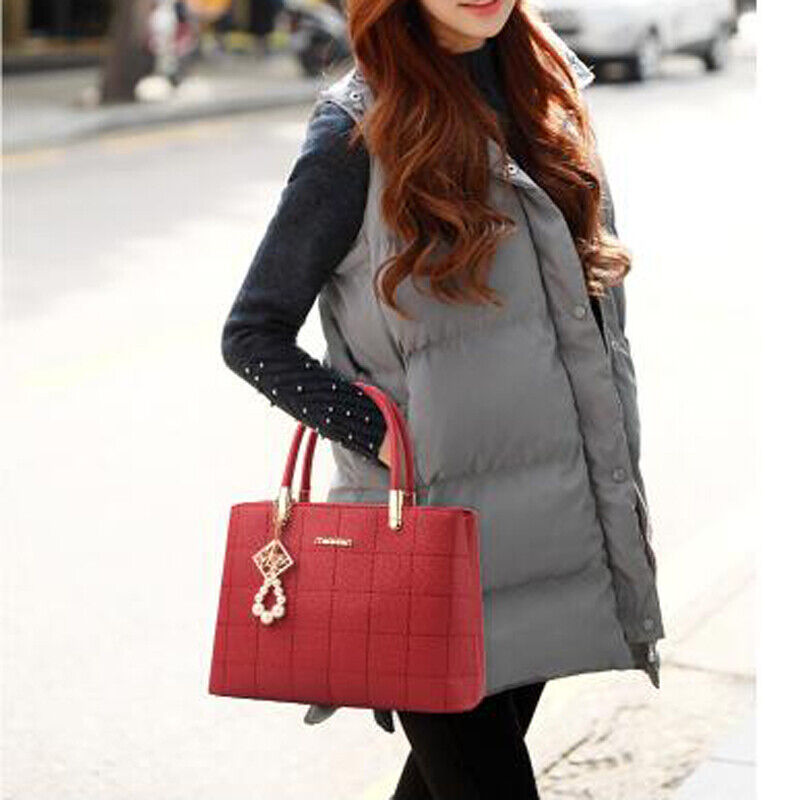 Fashion Women's Ladies PU Leather Backpack Handbag Shoulder Bag Crossbody Purse