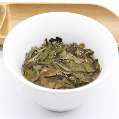 350g High Mountain Gong Mei Chinese Old Tree Fuding White Tea Cake ShouMei