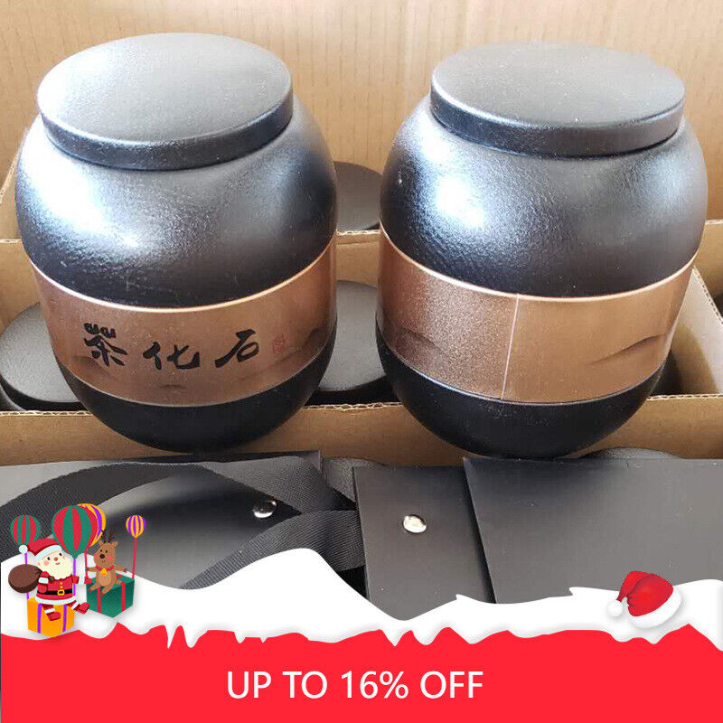 Ripe Glutinous Fragrance Fossilize Tea 500g/1.1LB Tin Tea Pu-erh Tea