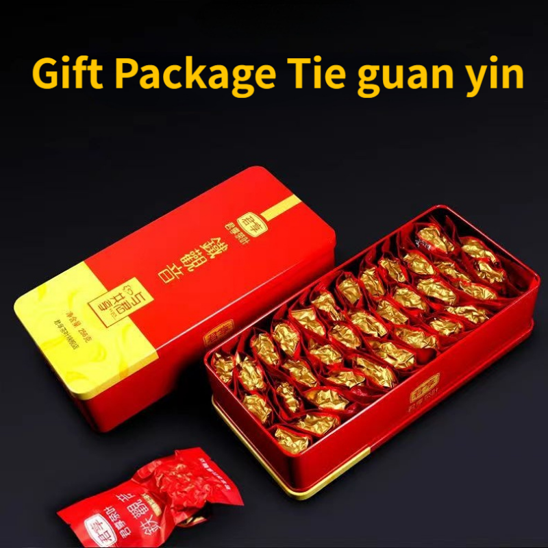 Tieguanyin Green Tea Slimming Anxi Tie Guan Yin Oolong Tea Iron Box Package 250g