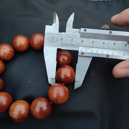 Vintage Wooden Bracelet Men Carved Buddhist Worry Prayer Beads Accessories women