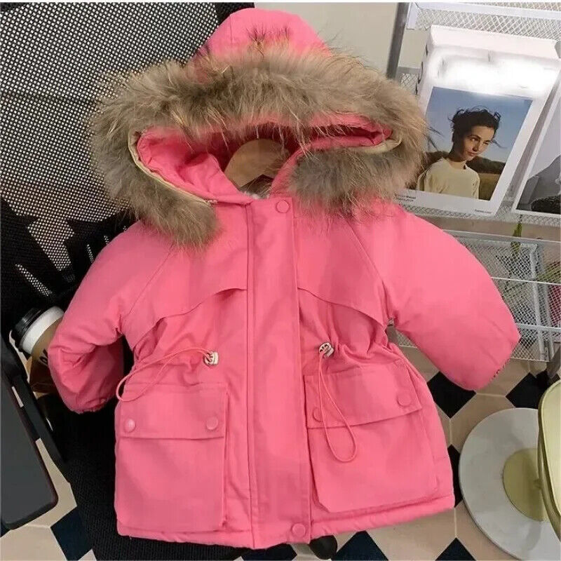Winter Girl Jackets Baby Jacket Kids Thickened Parkas Children Girls Coat