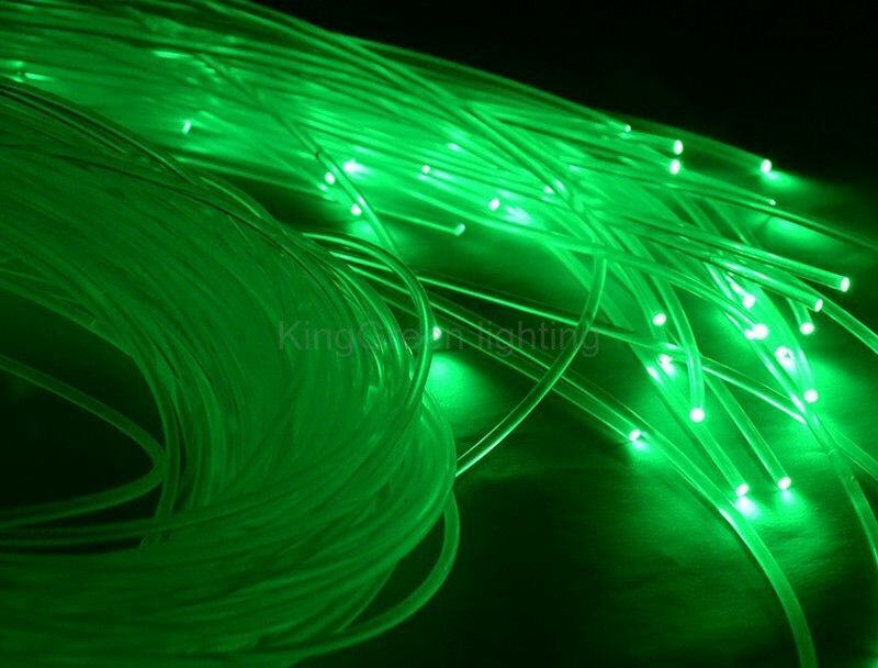 PMMA Plastic Fiber Optics Cable 50-500pcs End Glow LED Star Ceiling Light Bright