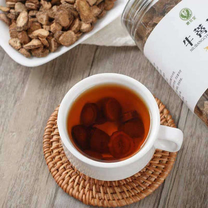 Natural Gold Burdock Root Herbal Tea Detox Improve Digestion & Immune System