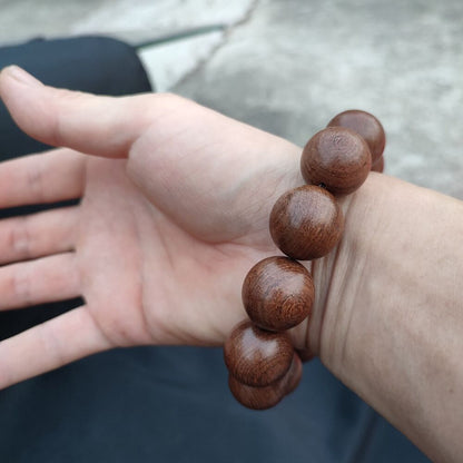 20mm Buddhist Prayer Mens Beaded Bracelets Wooden Gift Clothing Accessories Cool