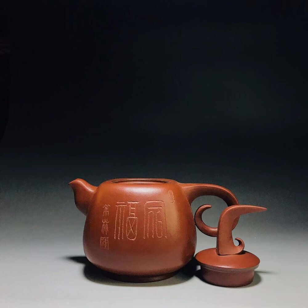 vintage chinese yixing purple clay teapot zisha ceremony teaware collection rare
