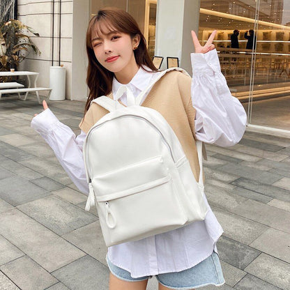 Fashion Backpack Large Leather Laptop High Quality Book Schoolbag Students 1 PC