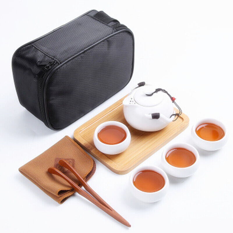 Chinese Tea Pot Ceramic Teapot Kettle Gaiwan Tea cup for Portable Tea Drinkware