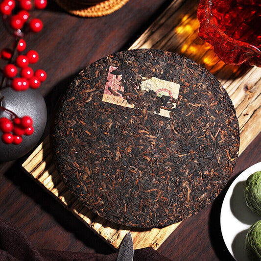 Yunnan Pu'er Tea Old Tree Spring and Autumn No.3 Pu-erh Puer Ripe Tea 357g