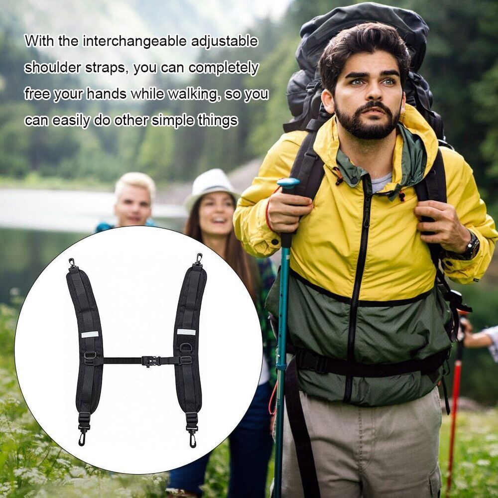 Shoulder Strap Nylon Bag Straps Belt Outdoor Sports Picnic Travel Backpack
