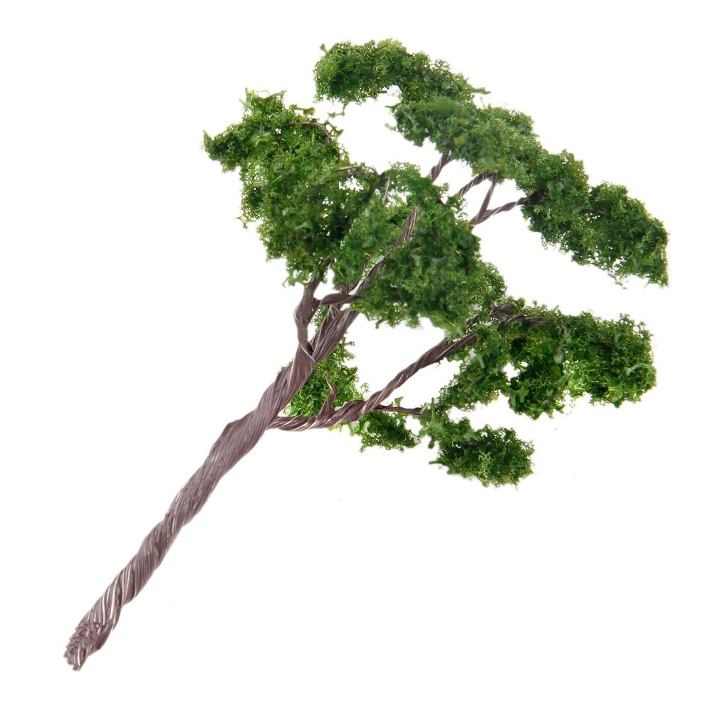 Model Trees 5Pcs Iron Wire DIY Railroads Park Nature Diorama Scenery Layout 10cm