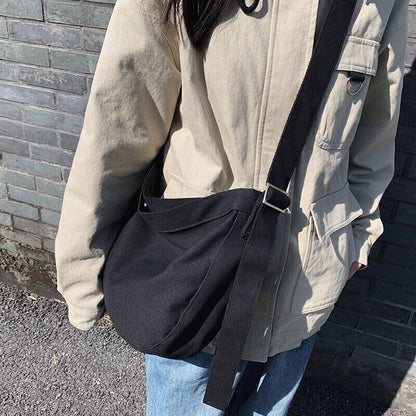 Student's Canvas Shoulder Bag Women Bags School Bag Ladies Travel Bag