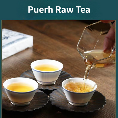250g Raw Puerh Tea Brick Iceland Old Tree Pu-erh Shengcha Yunnan Pu'er Green Tea