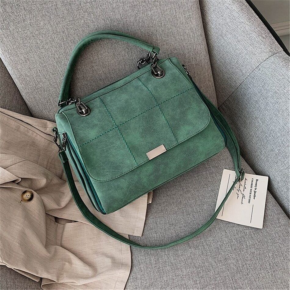 Ladies Handbag Women's Shoulder Bag PU Leather Tote Travel Handbag Female Bag