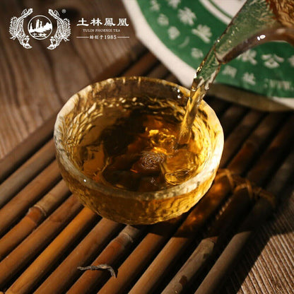 380g TuLin Phoenix Old Pu Erh Tea 2013 "Special Xiang Bing" 702 Shen Puer Tea